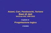 Atzeni, Ceri, Paraboschi, Torlone Basi di dati McGraw-Hill, 1996-2002 Capitolo 8: Progettazione logica 17/10/2002.