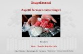 Stupefacenti Aspetti farmaco-tossicologici Relatore Dott. Claudio Battilocchio Dip. Chimica e Tecnologia del Farmaco, Sapienza Università di Roma.