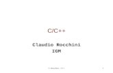 C. Rocchini - C++1 C/C++ Claudio Rocchini IGM. C. Rocchini - C++2 -1 Pre Introduzione.