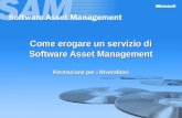Come erogare un servizio di Software Asset Management Formazione per i Rivenditori.