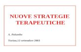 NUOVE STRATEGIE TERAPEUTICHE A. Palumbo Torino,12 settembre 2003.