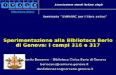 Associazione utenti Italiani aleph Danilo Bonanno – Biblioteca Civica Berio di Genova beriocons@ @  Seminario