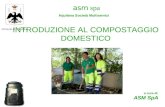 INTRODUZIONE AL COMPOSTAGGIO DOMESTICO Aquilana Società Multiservizi asm spa a cura di: ASM SpA Comune di LAQUILA.