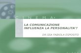 LA COMUNICAZIONE INFLUENZA LA PERSONALITA? DR.SSA FABIOLA ESPOSITO.