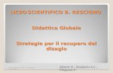 Piano integrato 2007 - B4 Didattica Globale Didattica Globale Strategie per il recupero del disagio Aliberti R., Desiderio A.C., Filippone F. LICEOSCIENTIFICO.