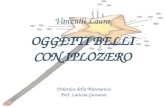 Vanzulli Laura OGGETTI BELLI CON IPLOZERO Didattica della Matematica Prof. Lariccia Giovanni.