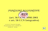 FUNZIONI AGGIUNTIVE ATA (art. 36 CCNL 1998-2001 e art. 50 CCN Integrativo) a cura di: Vincenzo Diceglie Responsabile amm.vo IPSSCTP GORJUX - BARI.