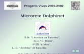 Progetto Vives 2001-2002 Microrete Dolphinet S.M. Leonida da Taranto, C.D. R. Moro, IPSS Liside, L. C. Archita di Taranto, C.D. Maria Pia di S. Giorgio.