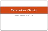 Combustione 2007-08 Meccanismi Chimici. Come usare Chemkin (i) Pre-processore: estrae i parametri TD e cinetici chem.inp: input file (spesso da letteratura)