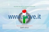 REGISTRO ITALIANO DI CHIRURGIA VASCOLARE SICVEREG REGISTRO ITALIANO DI CHIRURGIA VASCOLARE SICVEREG Volume n. 12 ANALISI STATISTICO-EPIDEMIOLOGICHE DATI.