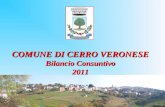 COMUNE DI CERRO VERONESE Bilancio Consuntivo 2011.