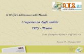 Lesperienza degli ambiti UPS - Pesaro Il Welfare dellaccesso nelle Marche Ancona 19 – 20 giugno 2008 Dott. Giampiero Ricino – staff ATS n.1.