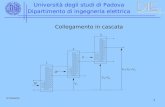 1 Università degli studi di Padova Dipartimento di ingegneria elettrica G.Pesavento Collegamento in cascata.