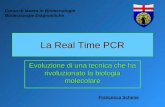 La Real Time PCR Evoluzione di una tecnica che ha rivoluzionato la biologia molecolare Corso di laurea in Biotecnologie Biotecnoogie Diagnostiche Francesca.