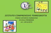 ISTITUTO COMPRENSIVO TORREGROTTA PIANO OFFERTA FORMATIVA SCUOLA PRIMARIA A.S. 2014/2015.