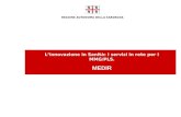 REGIONE AUTONOMA DELLA SARDEGNA Linnovazione in Sanità: i servizi in rete per i MMG/PLS. MEDIR.