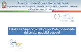 LItalia e i Large Scale Pilots per linteroperabilità dei servizi pubblici europei Presidenza del Consiglio dei Ministri Dipartimento per la digitalizzazione.