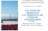 Assemblea nazionale degli osservatori sulla giustizia civile Reggio Calabria 30 – 31 maggio 09 UN UFFICIO MODELLO UN MODELLO DI UFFICIO GIUDIZIARIO Gruppo.