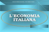 Corso di Politica Economica - Prof. Roberto Fanfani LECONOMIA ITALIANA.