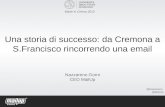 Una storia di successo: da Cremona a S.Francisco rincorrendo una email Una storia di successo: da Cremona a S.Francisco rincorrendo una email Nazzareno.