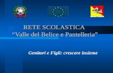 RETE SCOLASTICA Valle del Belice e Pantelleria Genitori e Figli: crescere insieme.
