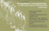 Fabrizio Gay – corso di fondamenti e applicazioni di geometria descrittiva aa. 2008-2009 Prospettiva e prospettività: IL METODO DELLE PROIEZIONI CENTRALI.