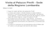 Visita al Palazzo Pirelli - Sede della Regione Lombardia Milano 21 /12/07 »Auguri di natale dallalto del grattacielo Pirelli. »La classe del master in.