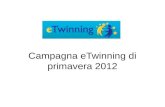 Campagna eTwinning di primavera 2012. Effettua il login al Desktop.