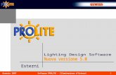1Software PROLITE – Illuminazione dEsterniGennaio 2007.