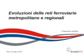 Evoluzioni delle reti ferroviarie metropolitane e regionali Bari, 8 Giugno 2011 Francesco Inzirillo.