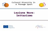 Lezione Nove: Settarismo Cultural Diversity in & Through Sport.