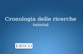 Cronologia delle ricerche tutorial. Benvenuti al tutorial dedicato alla funzione cronologia delle ricerche di EBSCOhost. In questo tutorial, saranno illustrate.