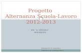 ITC A. GENTILI MACERATA Progetto Alternanza Scuola-Lavoro 2012-2013 Referente Prof. M. Letizia Renzi Elaborazione dati Sebastiano Marino.