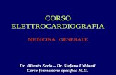 CORSO ELETTROCARDIOGRAFIA MEDICINA GENERALE Dr. Alberto Serio – Dr. Stefano Urbinati Corso formazione specifica M.G.