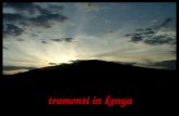 Tramonti in kenya. lamu lago challa amboseli.