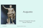 Augusto Statua di Augusto loricato Musei Vaticani 11/10/20111Marianna Molica Franco.