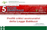 Attilio Steffano a.steffano@  Profili critici assicurativi della Legge Balduzzi
