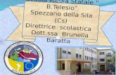 Scuola Media Statale B.Telesio Spezzano della Sila (Cs) Direttrice scolastica Dott.ssa Brunella Baratta.