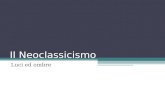 Il Neoclassicismo Luci ed ombre. Scheda di periodo: Neoclassicismo Nome: Neoclassicismo, perché si pone come un nuovo classicismo, ossia come un recupero.