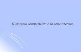 Il sistema competitivo e la concorrenza. Scopi dellanalisi del contesto competitivo Il sistema competitivo comprende linsieme delle forze esterne allazienda.