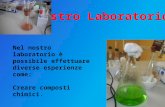 Nel nostro laboratorio è possibile effettuare diverse esperienze come: Creare composti chimici.
