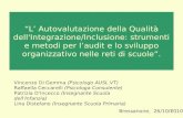 1 Bressanone, 26/10/2010 Vincenzo Di Gemma (Psicologo AUSL VT) Raffaella Ceccarelli (Psicologa Consulente) Patrizia DIncecco (Insegnante Scuola dellInfanzia)