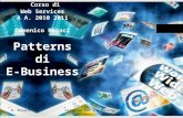 Corso di Web Services A A. 2010 2011 Domenico Rosaci Patterns di E-Business D. RosaciPatterns per l'e-Business.