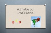 Alfabeto Italiano. A come B come C come D come.