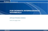 XVIII GIORNATA INTERNAZIONALE VITIVINICOLA ACN per Enoteca Italiana Siena 28 maggio 2005.