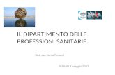 IL DIPARTIMENTO DELLE PROFESSIONI SANITARIE Dott.ssa Sonia Tonucci PESARO 3 maggio 2012.