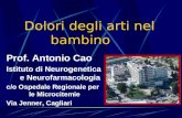 Dolori degli arti nel bambino Prof. Antonio Cao Istituto di Neurogenetica e Neurofarmacologia c/o Ospedale Regionale per le Microcitemie Via Jenner, Cagliari.