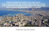 Palermo-Sicilia-Italia Riapre la Palazzina Cinese con i suoi tesori. Con la presentazione dei restauri della Palazzina cinese e dei capolavori custoditi.