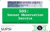SOS: Sensor Observation Service Massimiliano Cannata, Milan Antonovic.