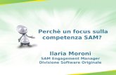 Perchè un focus sulla competenza SAM? Ilaria Moroni SAM Engagement Manager Divisione Software Originale.